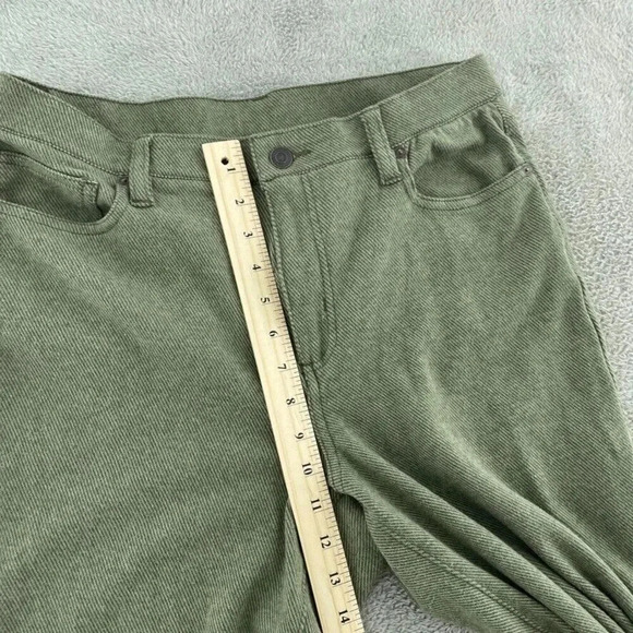 Lands End Wide-Leg Pants Womens M Green 3437 - Picture 3 of 10